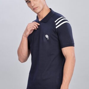 PR39 || Navy || 100% Cotton Polo T-Shirt