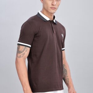 PR39 || Brown || 100% Cotton Polo T-Shirt