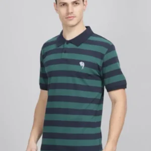 BG || Green n Blue Line || 100% Cotton T-Shirt