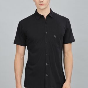 PR3 Shirts 002 – BLACK || Half Sleeve Shirt