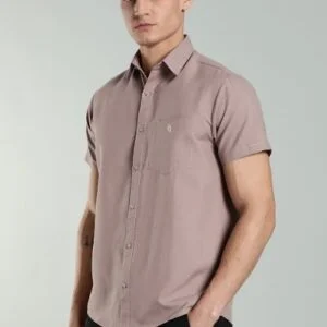 LS 001 || Dusty Rose  || Half Sleeve Shirt