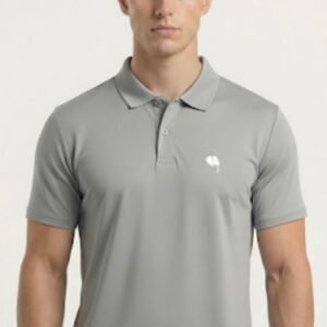 PR3 SS 007-B ||LITE GREY|| 100% Cotton Polo T-Shirt