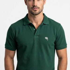 PR46||GREEN|| 100% Cotton Polo T-Shirt
