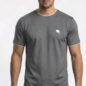 RHSOO2B||LITE GREY|| Round Neck Half Sleeve