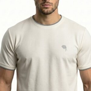 RHSOO2B||WHITE|| Round Neck Half Sleeve