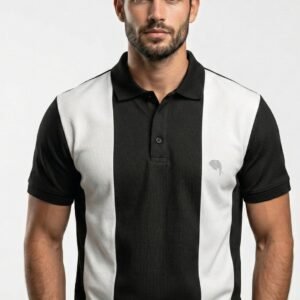 PR3 SS 007-A ||BLACK|| 100% Cotton Polo T-Shirt