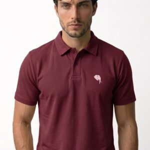 PR3 SS 008 C ||MAROON|| 100% Cotton Polo T-Shirt