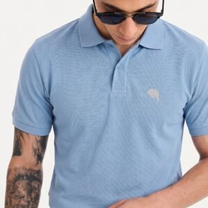 PR3 SS 008 B ||SKY BLUE|| 100% Cotton Polo T-Shirt